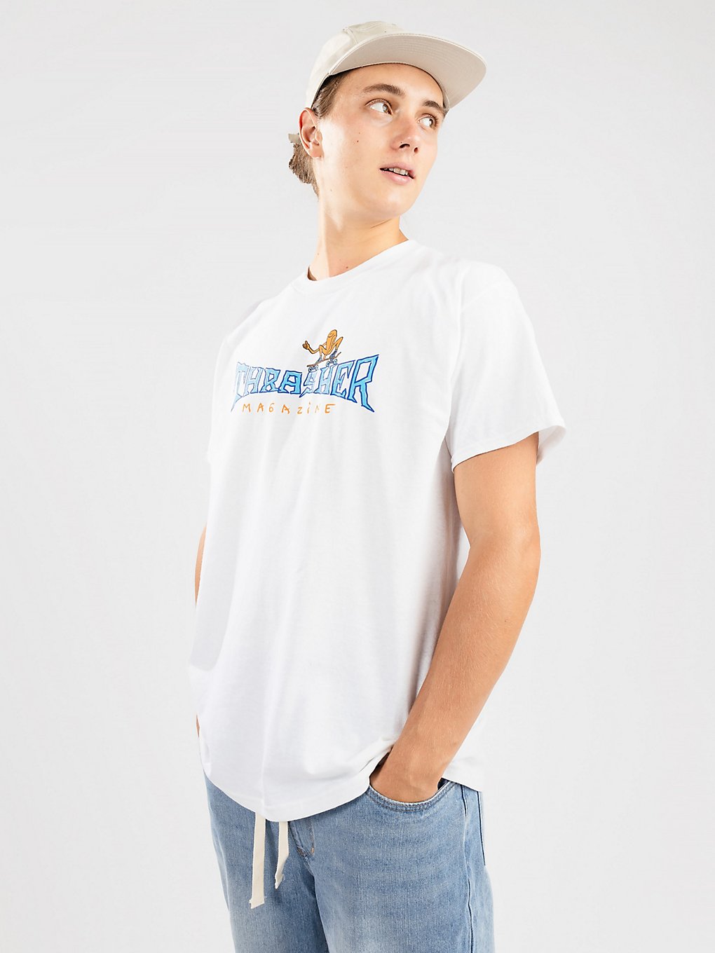 Thrasher Gonz Thumbs Up T-Shirt white kaufen