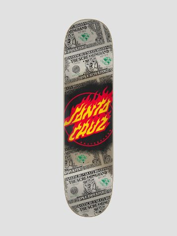 Santa Cruz Dollar Flame Dot 8.0&quot; Skateboard Deck