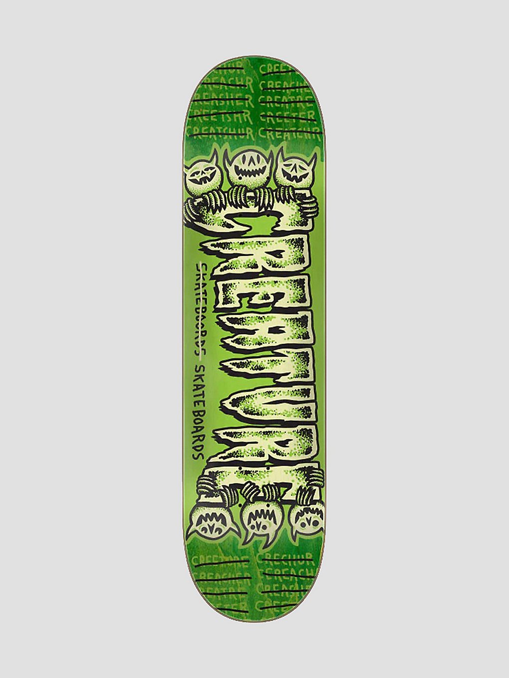 Creature Psycho Logo LG Birch 8.25" Skateboard Deck green kaufen