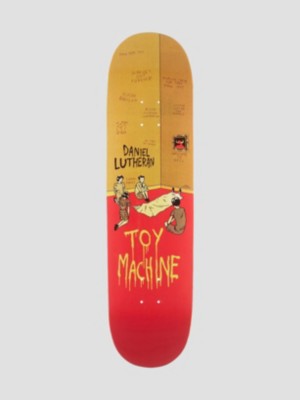 Toy Machine Lutheran Psycho Babylon 8.5 Skateboard Deck red