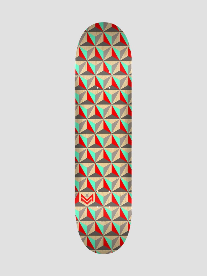 Mini Logo Patterns Tri ML191 K16 7.5″ Skateboard Deck