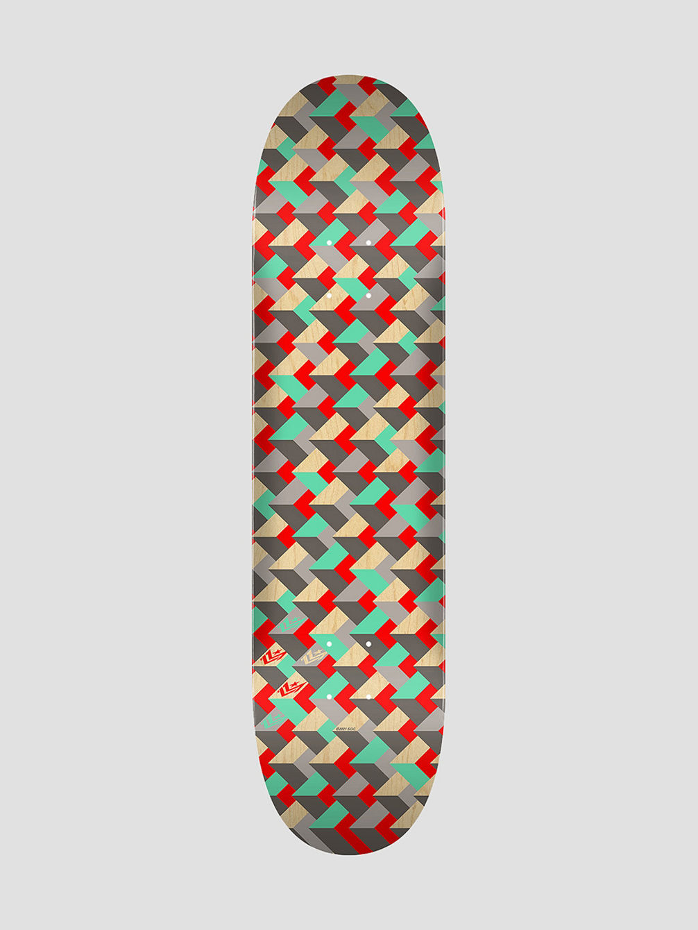 Patterns Grate ML291 K20 7.75&amp;#034; Skateboard Deck