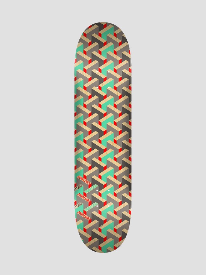 Mini Logo Patterns Maze ML243 K20 8.25″ Skateboard Deck
