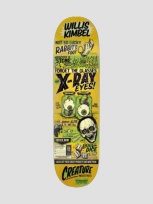 Creature Kimbel X-Ray Eyes 9.0 Skateboard Deck green