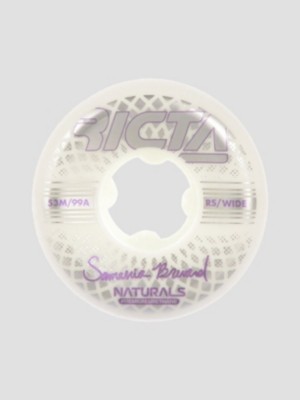 Ricta Brevard Reflective Naturals Wide 99A 53mm Wheels white