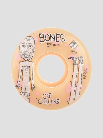 Bones Wheels STF Collins Ferk 99A V3 Slim 50mm Wheels