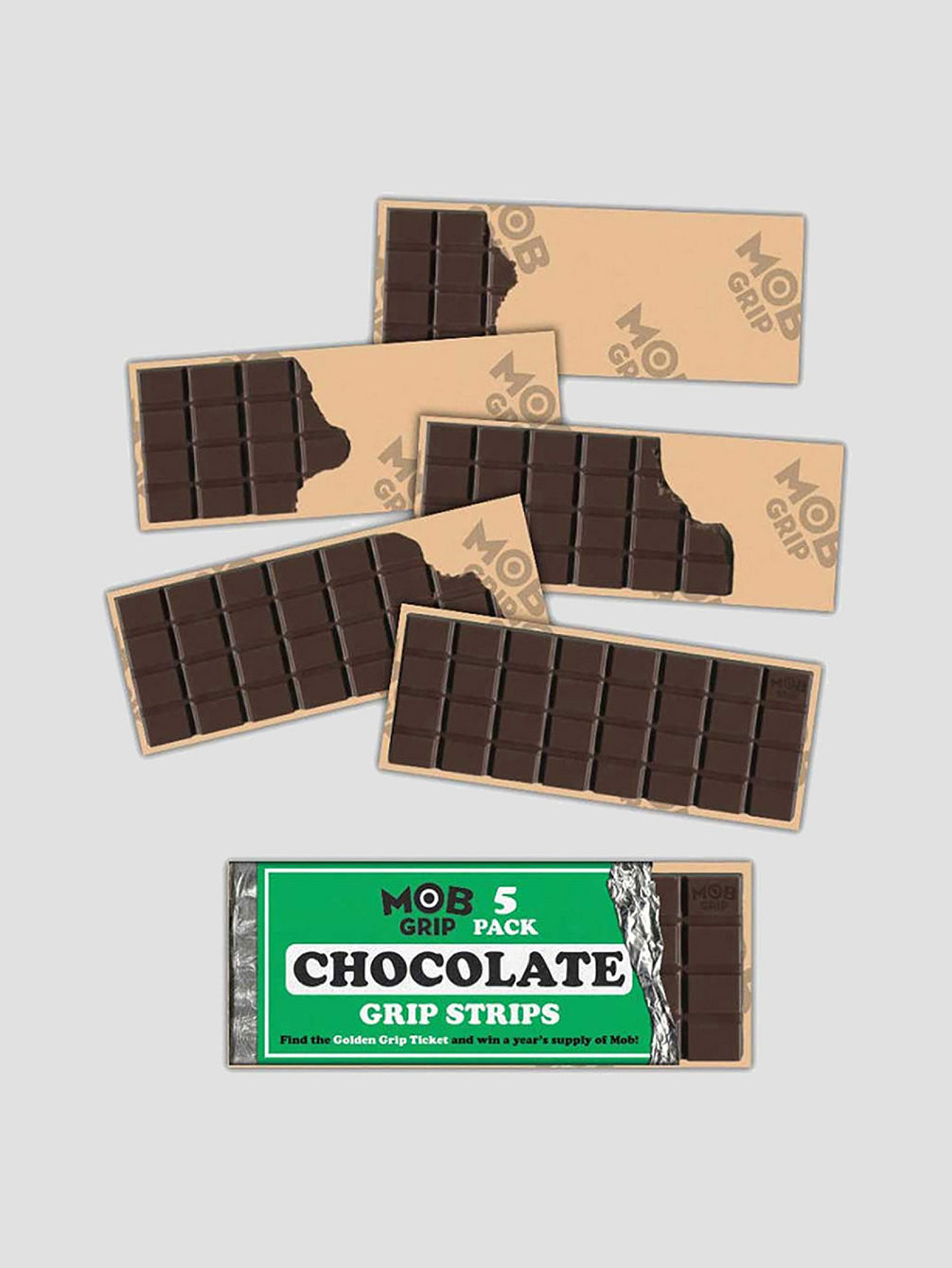 Chocolate Bars Strips Clear 9&amp;#034; Griptape