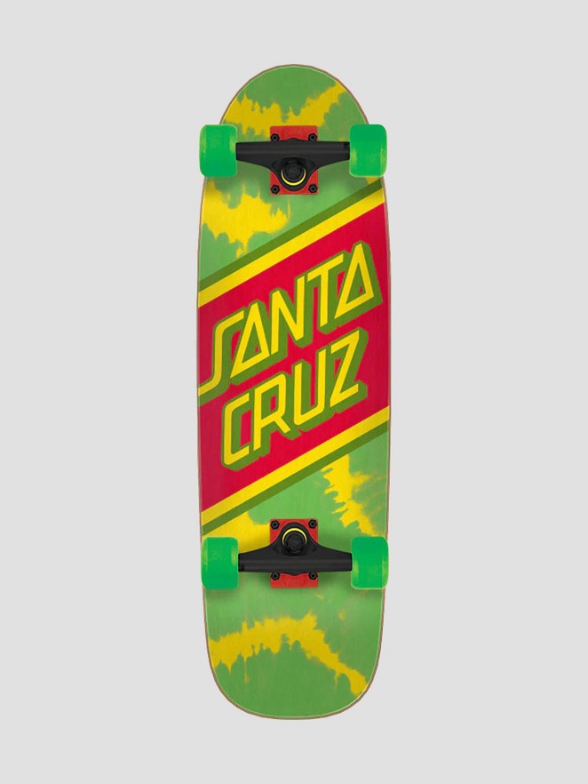 Santa Cruz Rasta Tie Dye 8.79″ Cruiser Completo