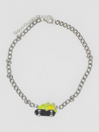 Stone and Locket Frog Skater Collana