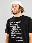 Conspiracy Chest Print Camiseta