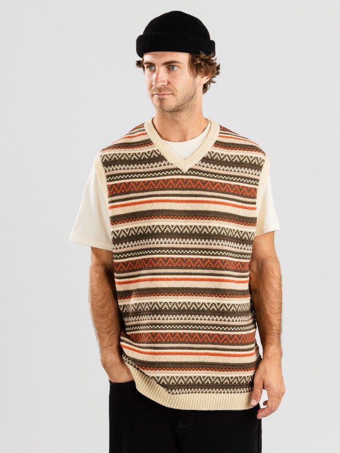 Anerkjendt Akkarsten Jaquard Slipover Strickpullover