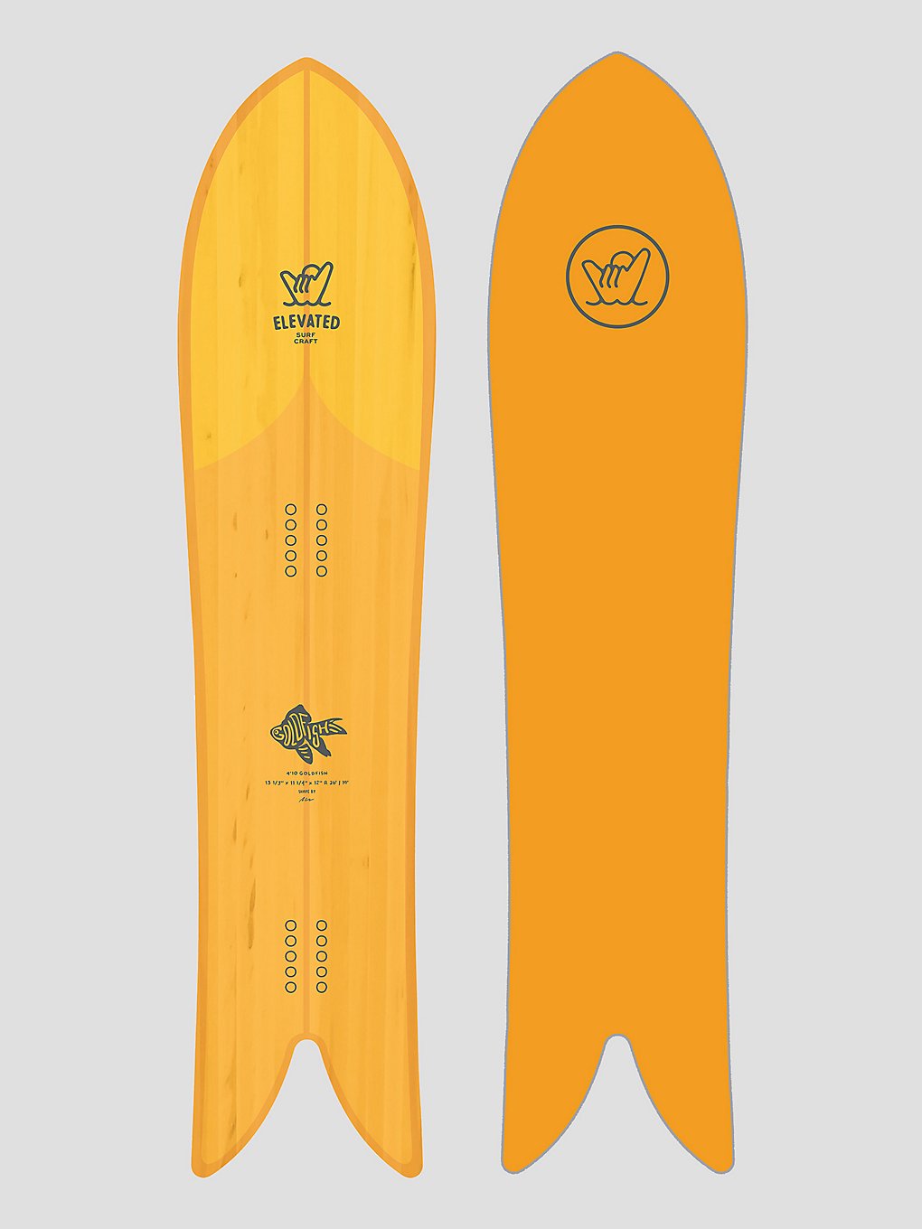 Elevated Surf Craft Goldfish 4'10 / 147 2023 Snowboard uni kaufen