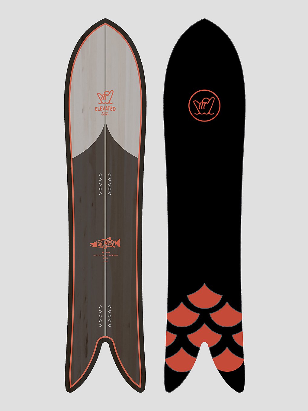 Elevated Surf Craft Salmon 5'3 / 160 2024 Snowboard uni kaufen