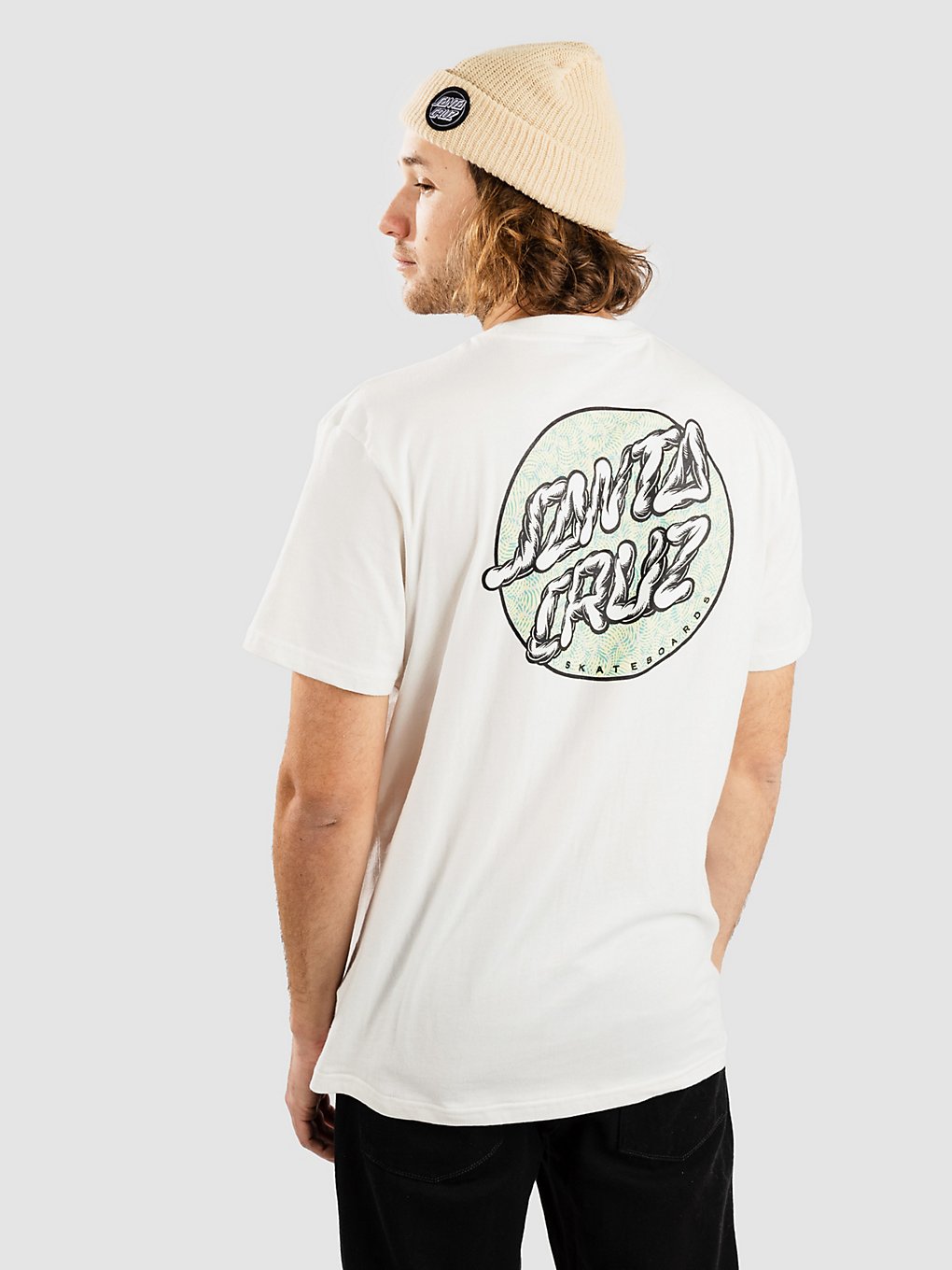Santa Cruz Alive Dot T-Shirt unbelached cotton kaufen