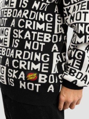 Not A Crime Knit Crew Pullover