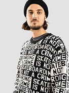 Not A Crime Knit Crew Neule