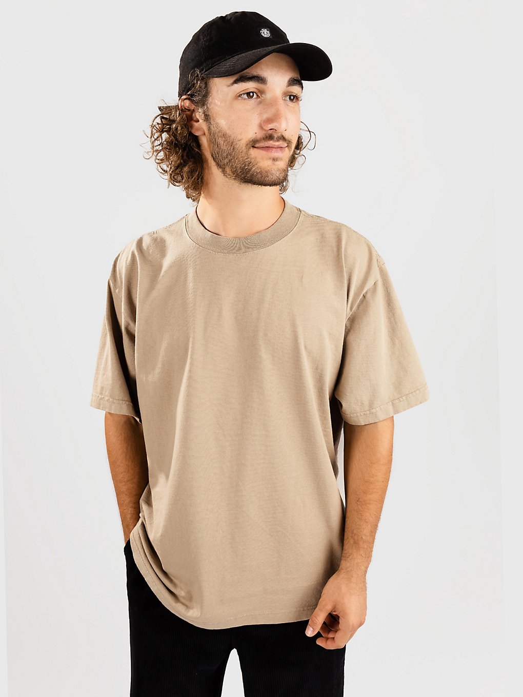 Shaka Wear 7.5 Max Heavyweight Garment Dye T-Shirt oatmeal kaufen