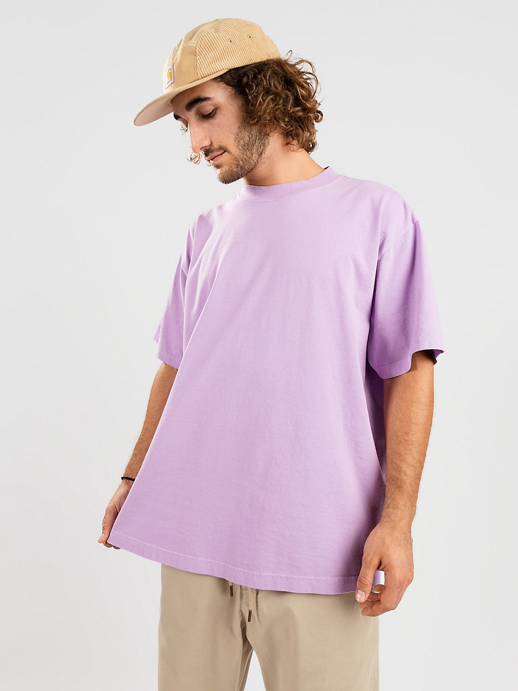 Shaka Wear 7.5 Max Heavyweight Garment Dye T-Shirt pastel purple kaufen