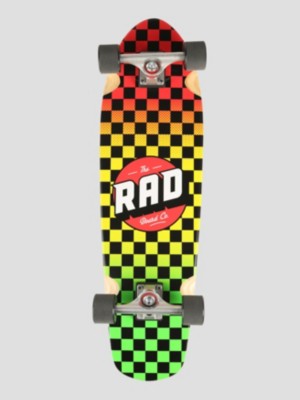 Photos - Skateboard RAD Board Co.  Board Co. Cali Checkers 9.125" Complete rasta fade 