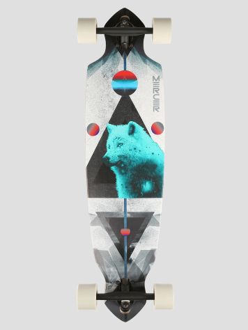Mercer Lone Wolf Trigon Longboard Skateboard