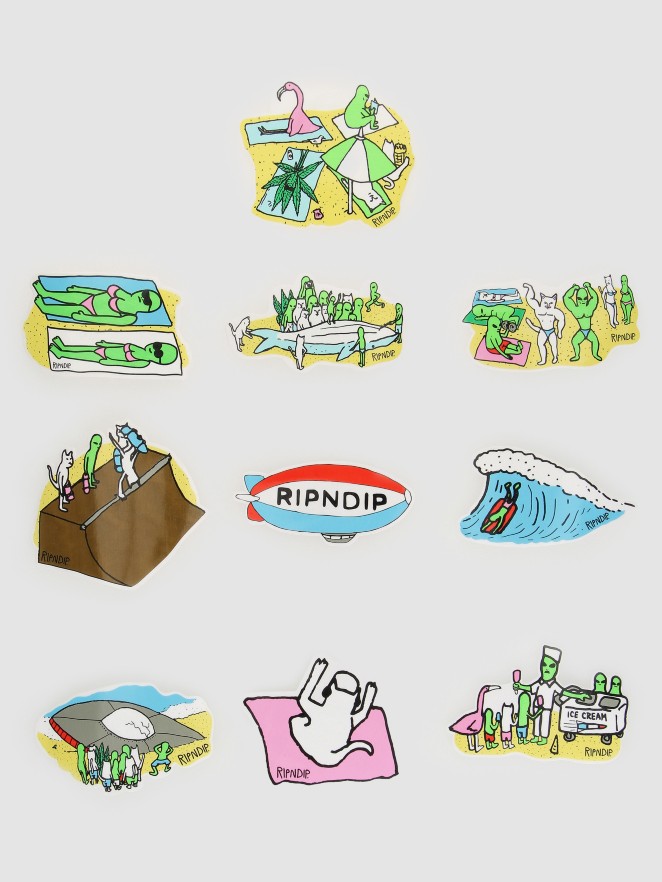 RIPNDIP Roswell Beach Sticker Pack
