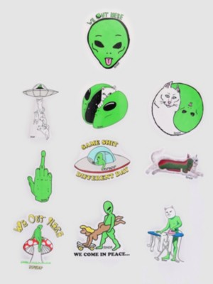 RIPNDIP We Out Here Sticker Pack