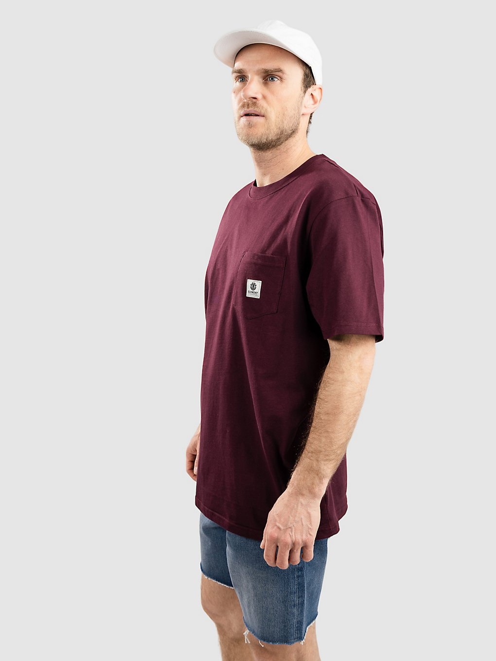Element Basic Pocket Label T-Shirt winetasting kaufen
