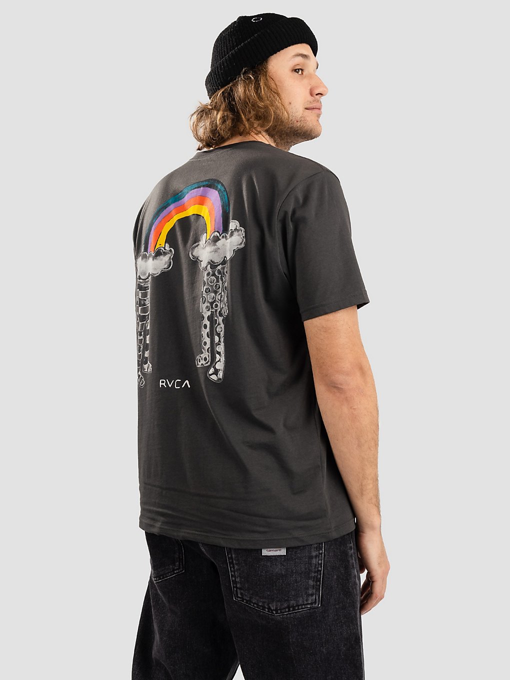 RVCA Rainbow Connection T-Shirt pirate black kaufen
