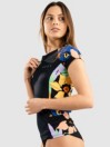 Roxy Caps Sleeve 1/2 Zip Lycra