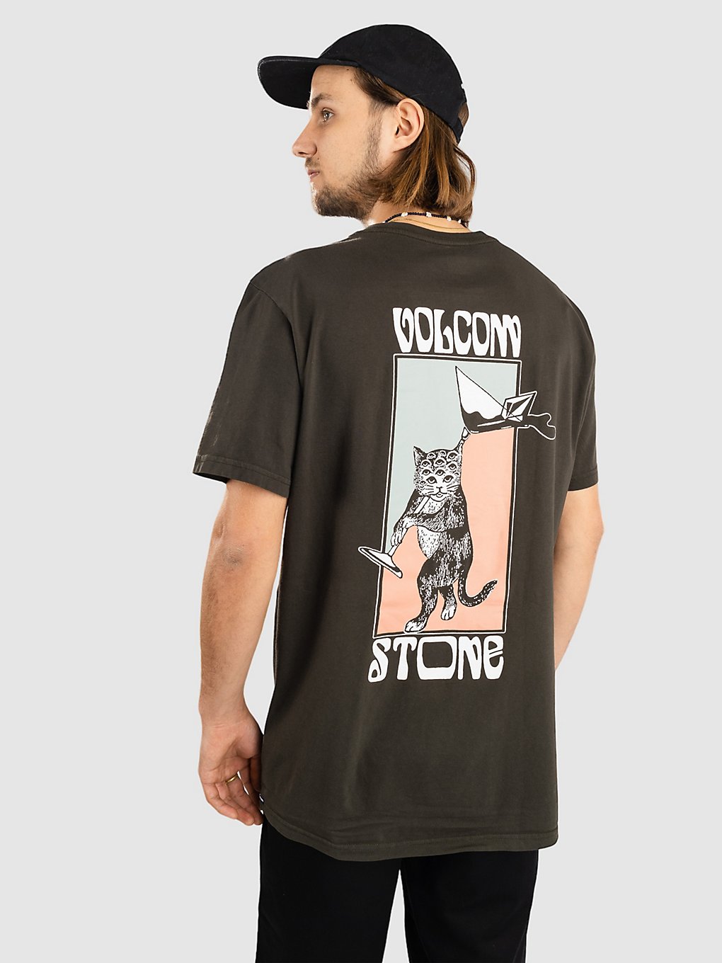 Volcom Feline T-Shirt rinsed black kaufen
