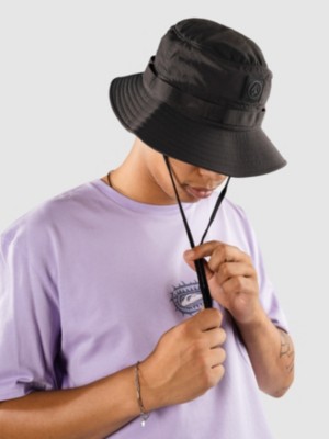 cappello da pescatore uomo resort bucket hat BLACK