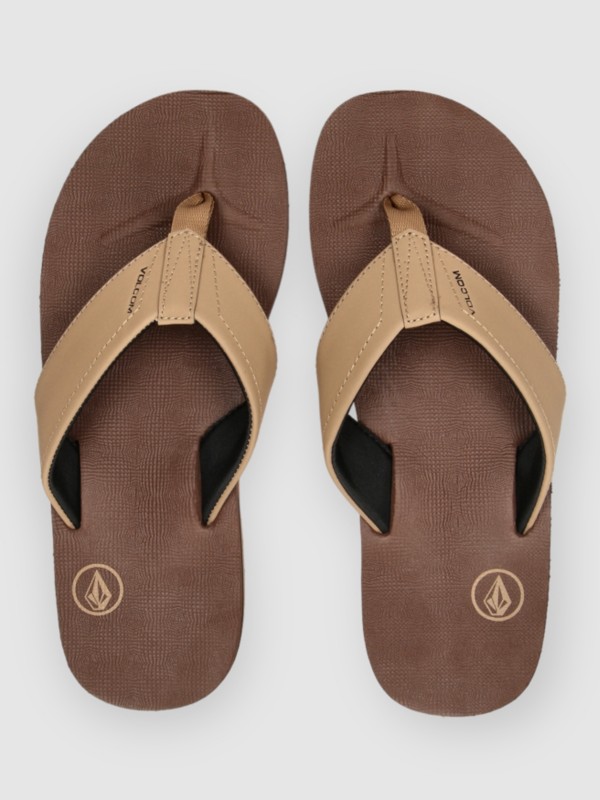 Volcom Victor Sandalen brown khaki