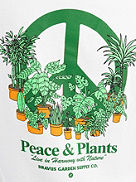 Peace And Plants T-paita