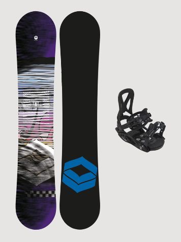 FTWO Tnt Rookie 100 + Eco Pure S Snowboard-Set
