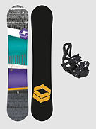 Union 120  + Eco Pure S Zestaw snowboardowy