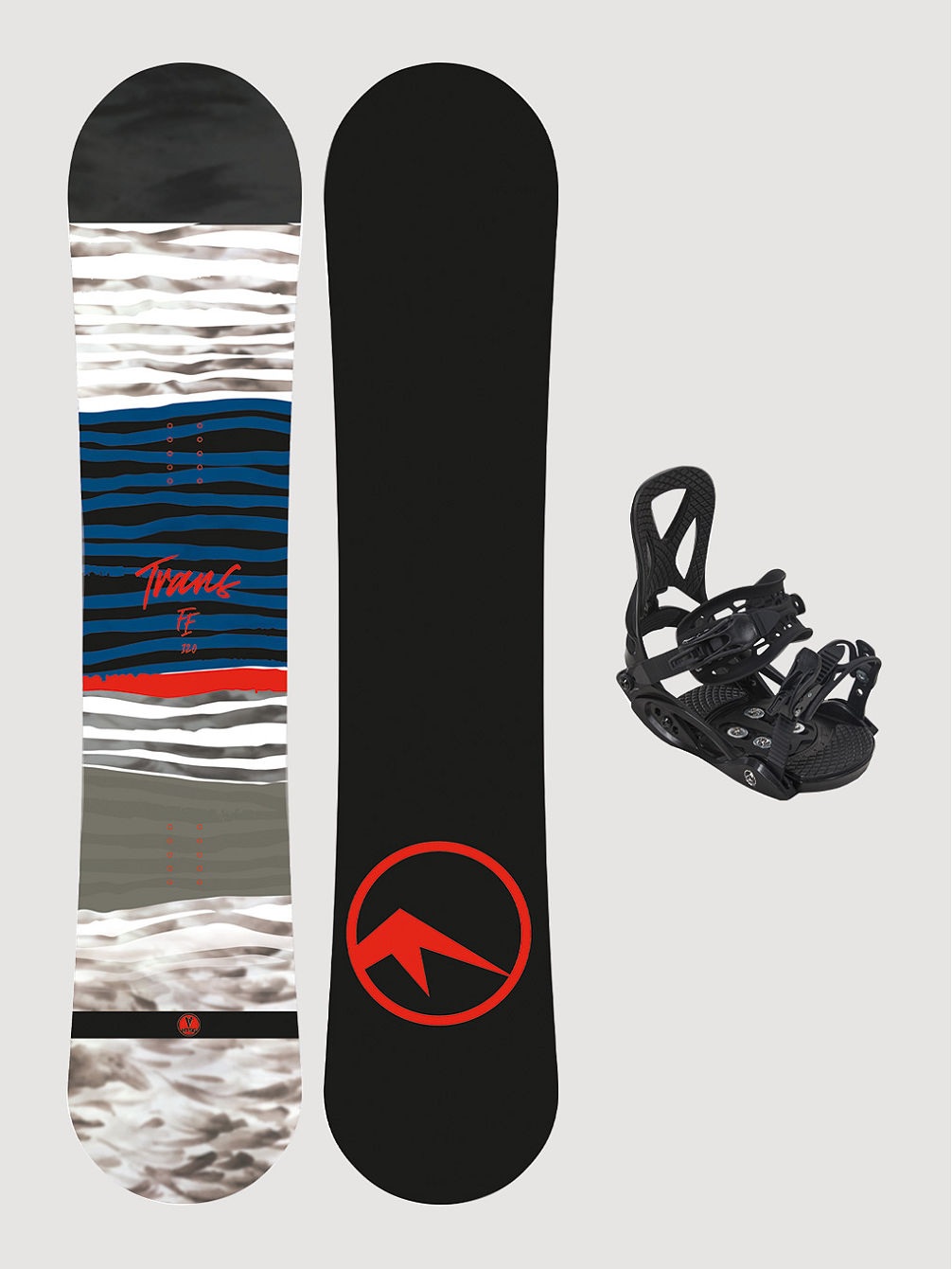 Fe 145 + Pure M Snowboard-Set