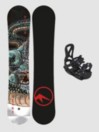 TRANS Pirate 100 + Pure M Kids Snowboard-Set