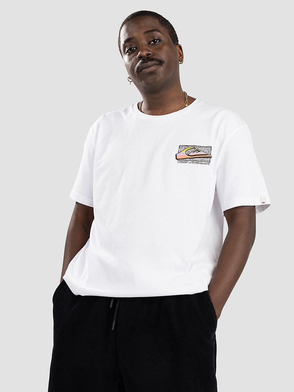Quiksilver Retro Fade T-Shirt white kaufen
