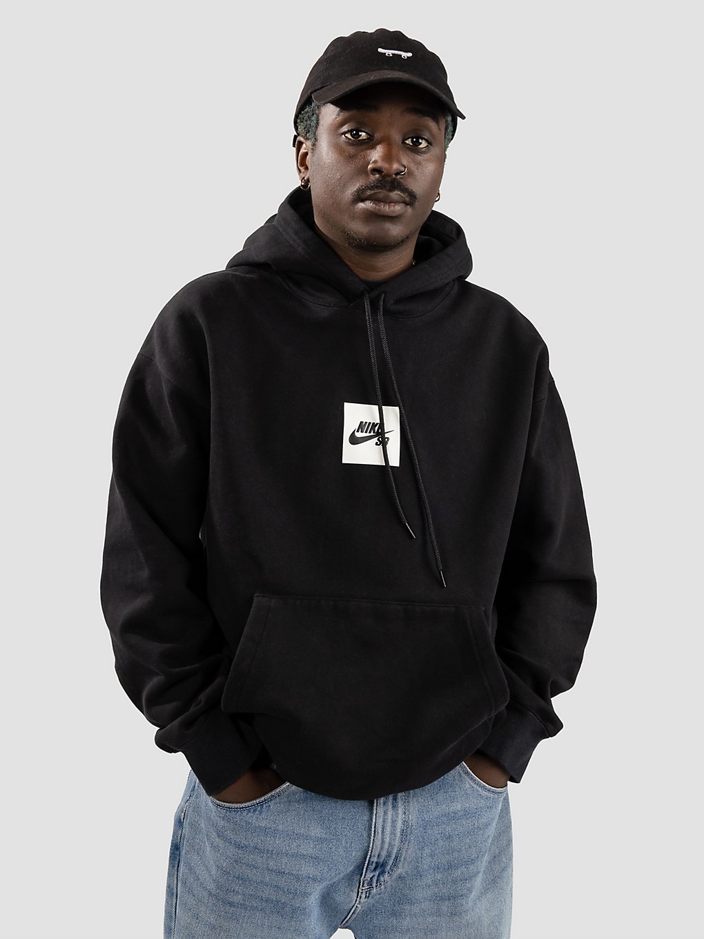 Nike SB Fleece Box Logo Hoodie black kaufen