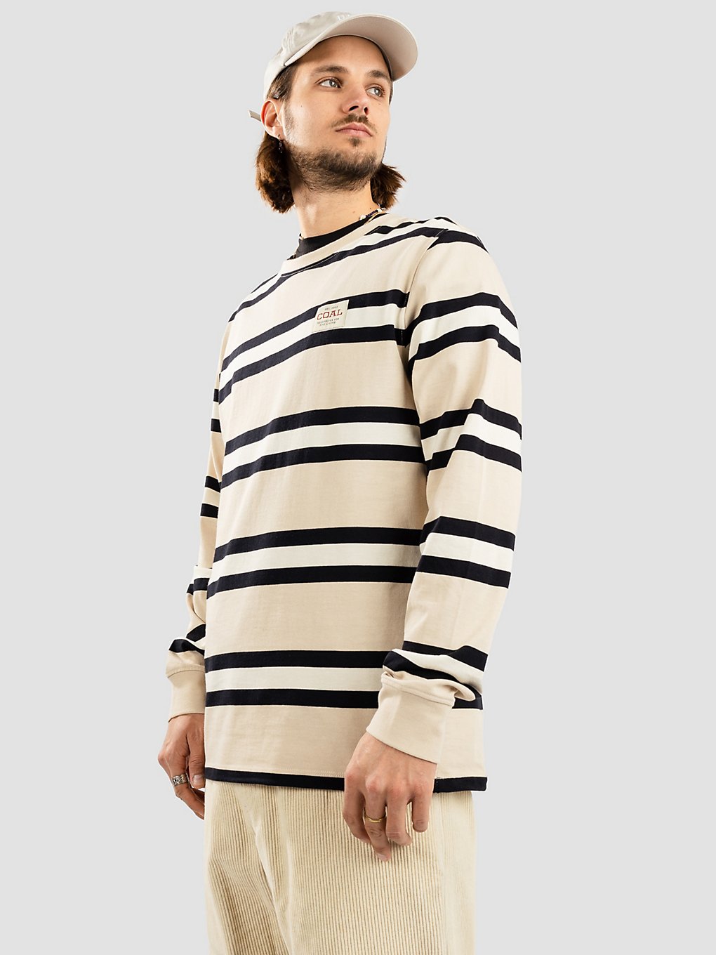 Coal Uniform Stripe Sweater stone stripe kaufen