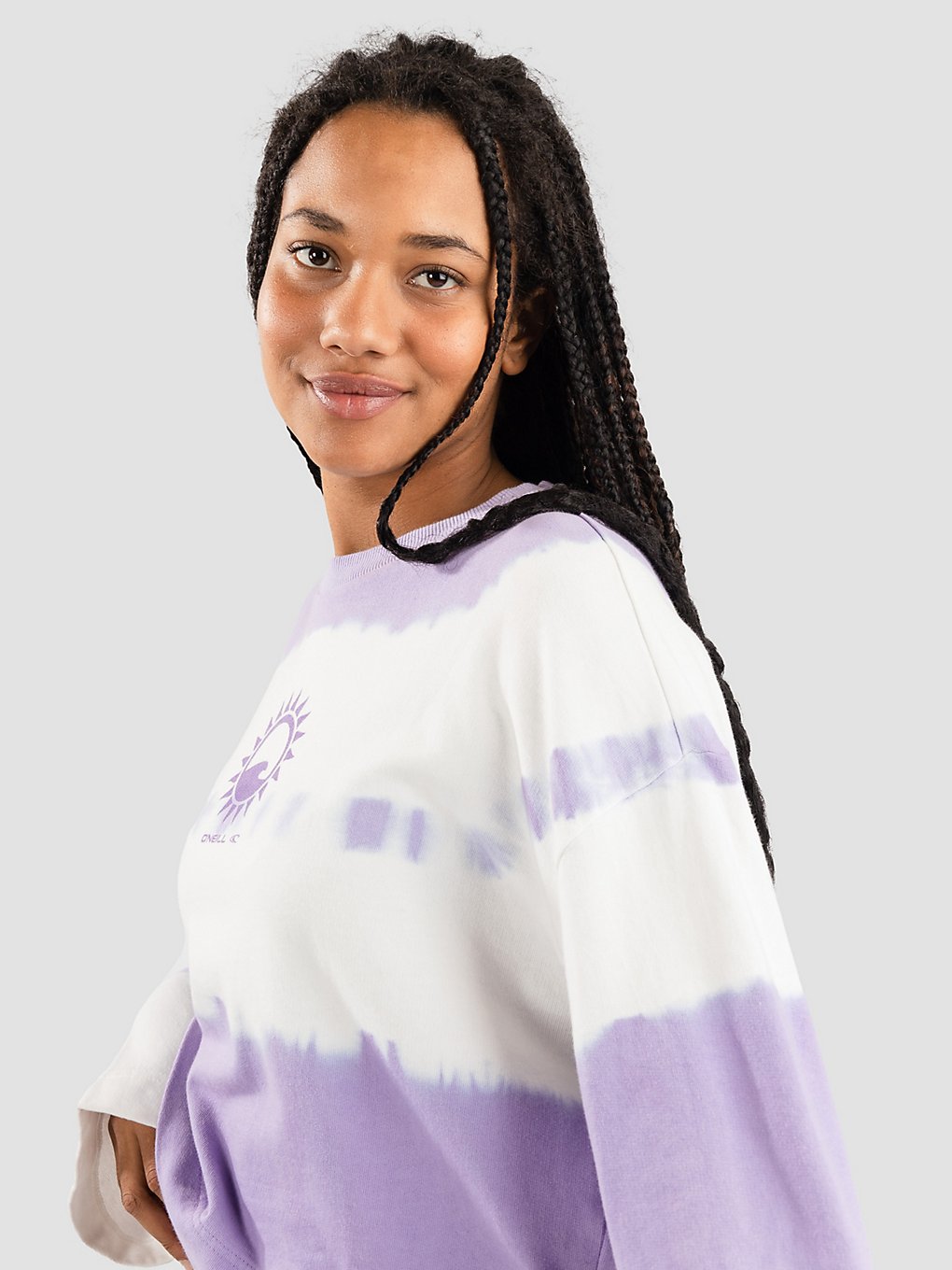 O'Neill Women Of The Wave Crew Sweater purple tie dye kaufen