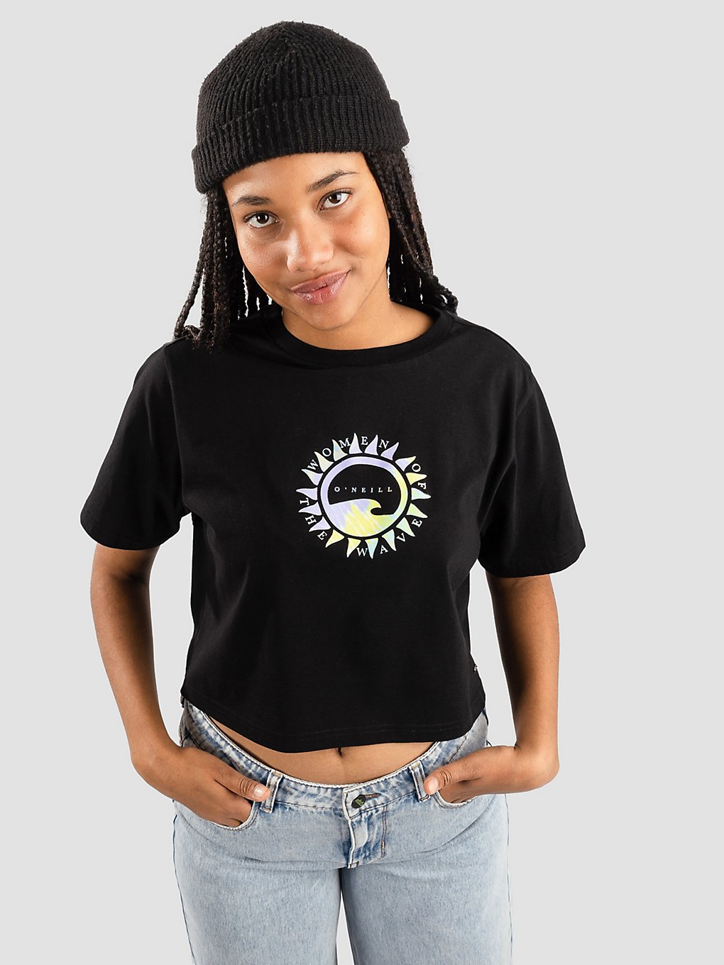 O'Neill Wow Cropped T-Shirt black out kaufen