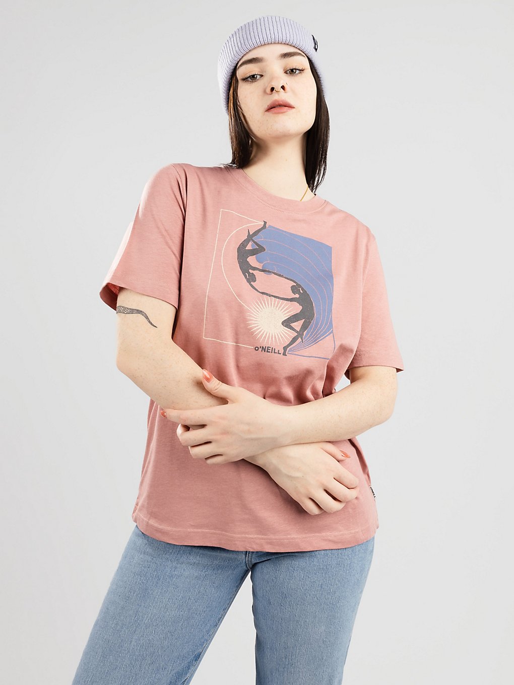 O'Neill Allora Graphic T-Shirt ash rose kaufen