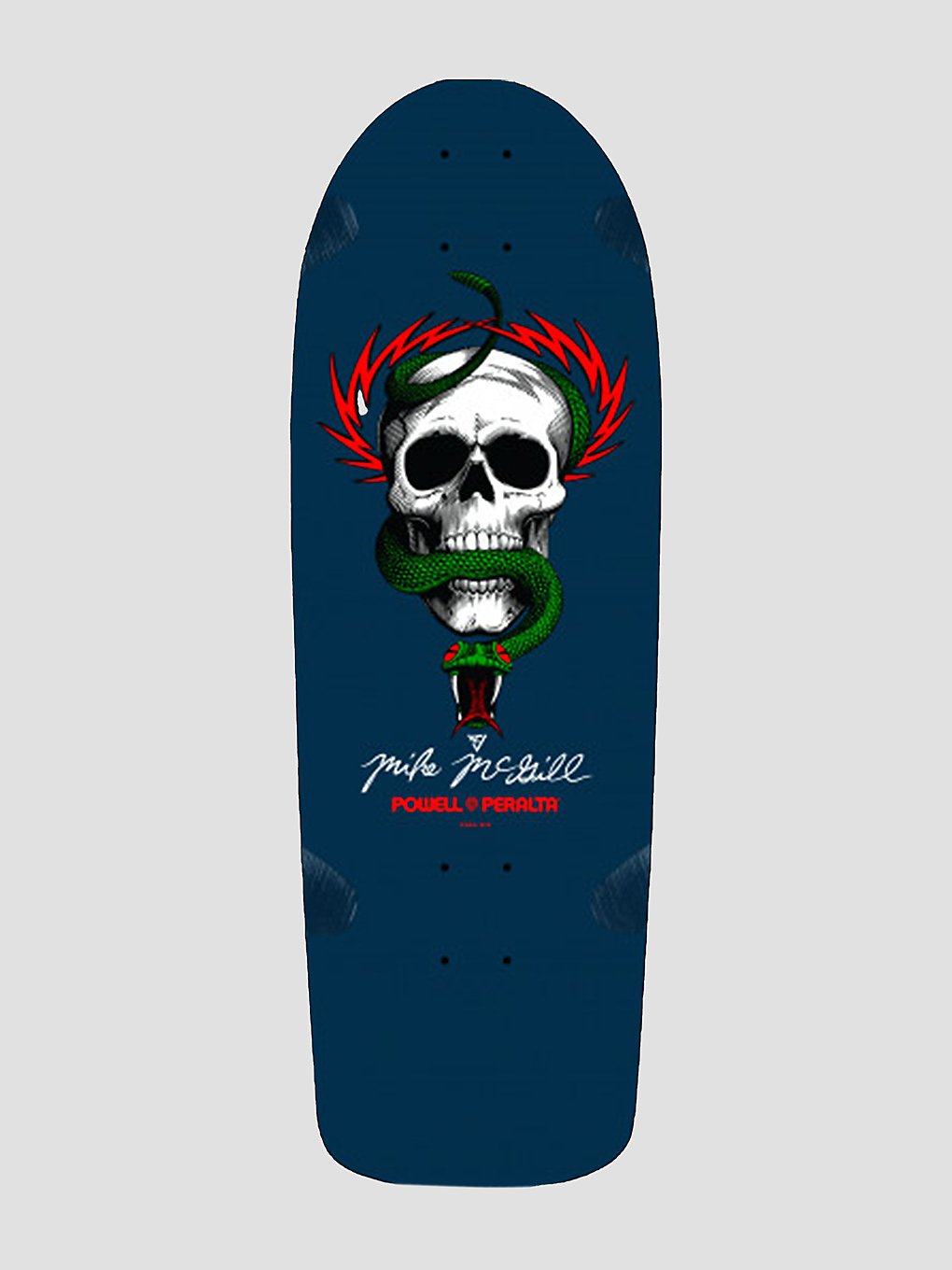 Powell Peralta OG McGill Skull & Snake 10.0 Skateboard Deck blå