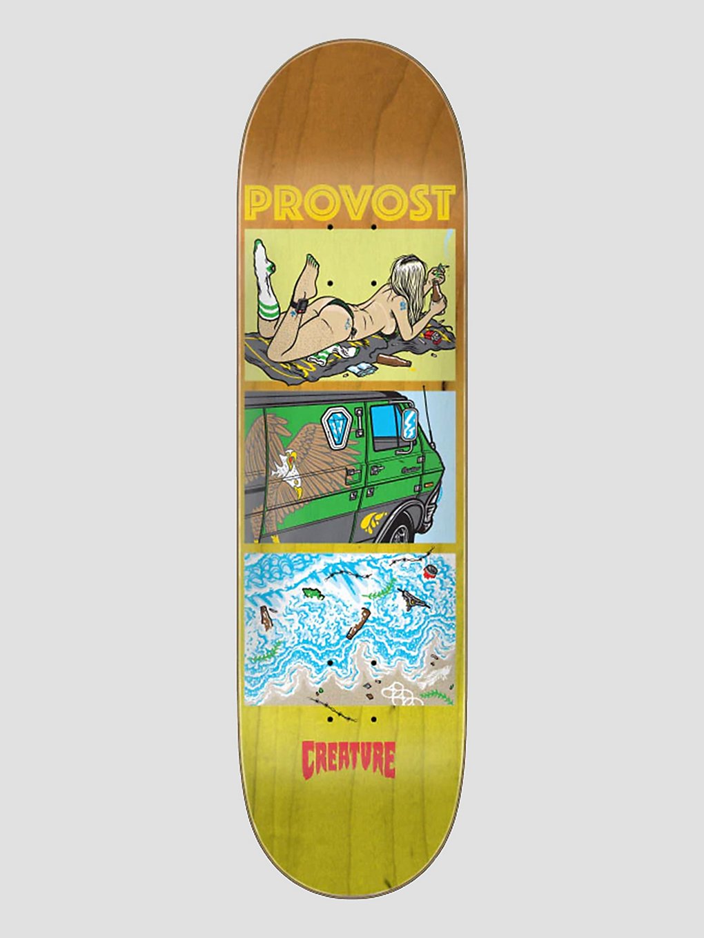 Creature Provost Hesh Coast 8.47" Skateboard Deck multicolored kaufen
