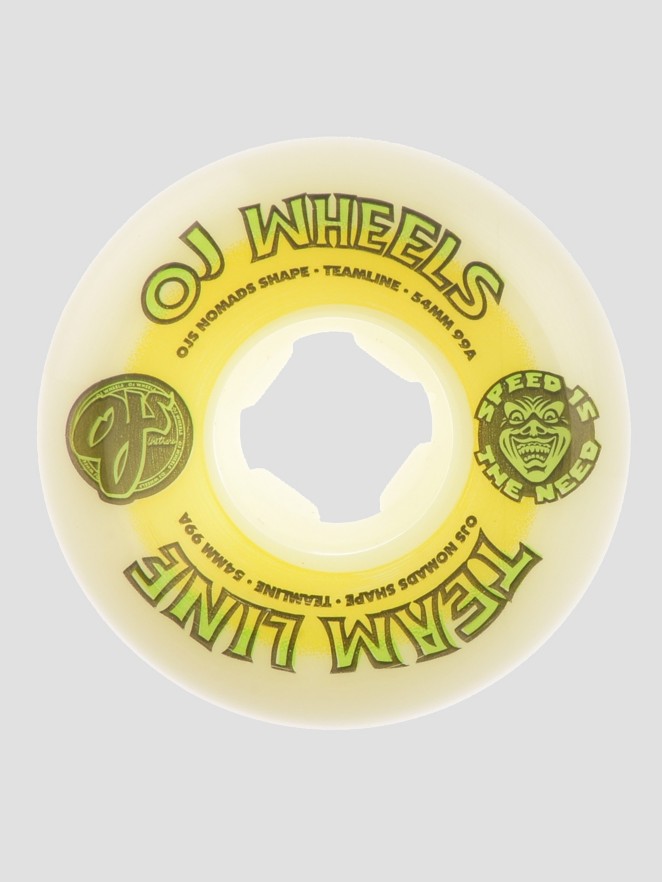 OJ Wheels Team Line Original Hardline 99A 54mm Rollen