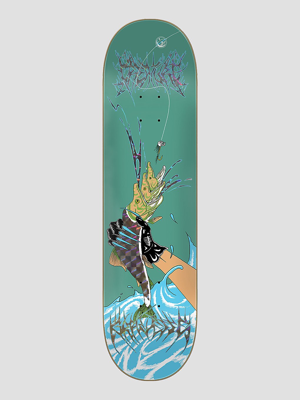 Creature Gravette Handler 8.3" Skateboard Deck teal kaufen