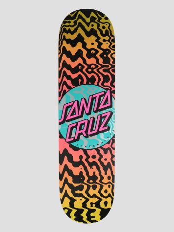 Santa Cruz Zebra Marble Dot 7 Ply Birch 8.125&quot; Skateboard deck