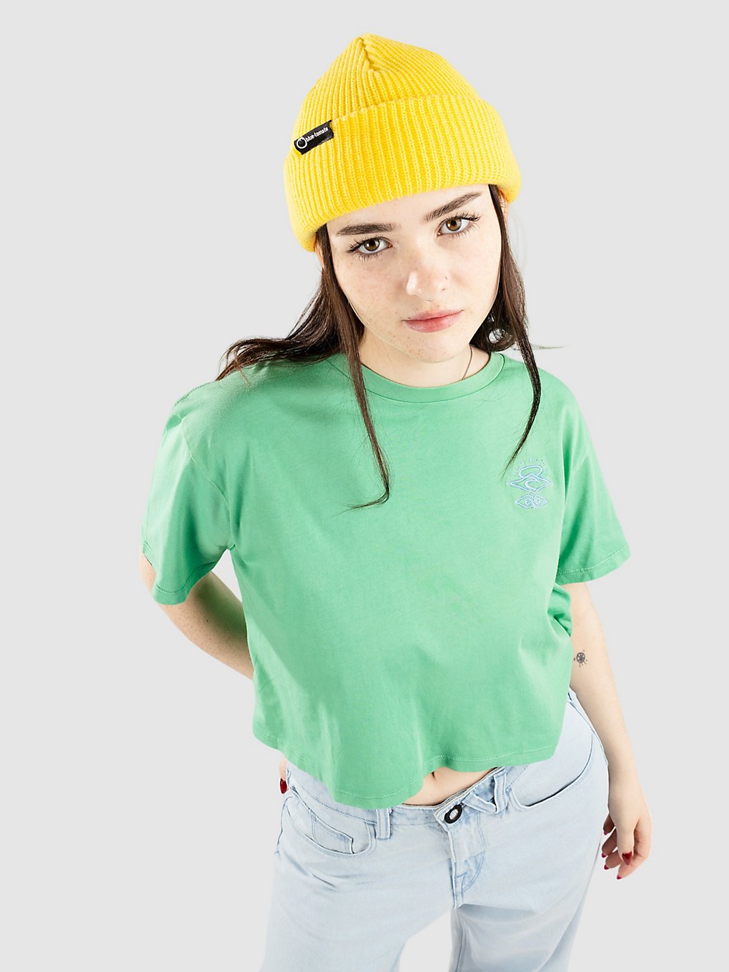 Rip Curl Search Icon Crop T-Shirt green kaufen