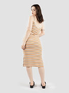 Bobbi Stripe Midi Kleid